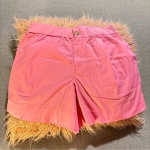 A New Day Pink Bermuda Shorts with Frayed Hem
